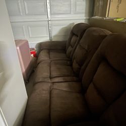 Brown Couch Set 