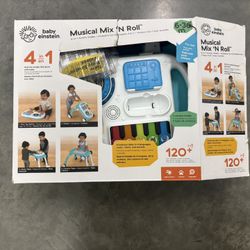 Used Baby Einstein Musical Mix ’N Roll 4-in-1 Activity Walker