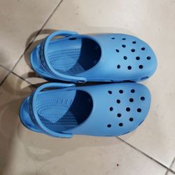 Blue Crocs