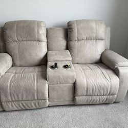 La-Z-Boy Power Double Recliner Couch
