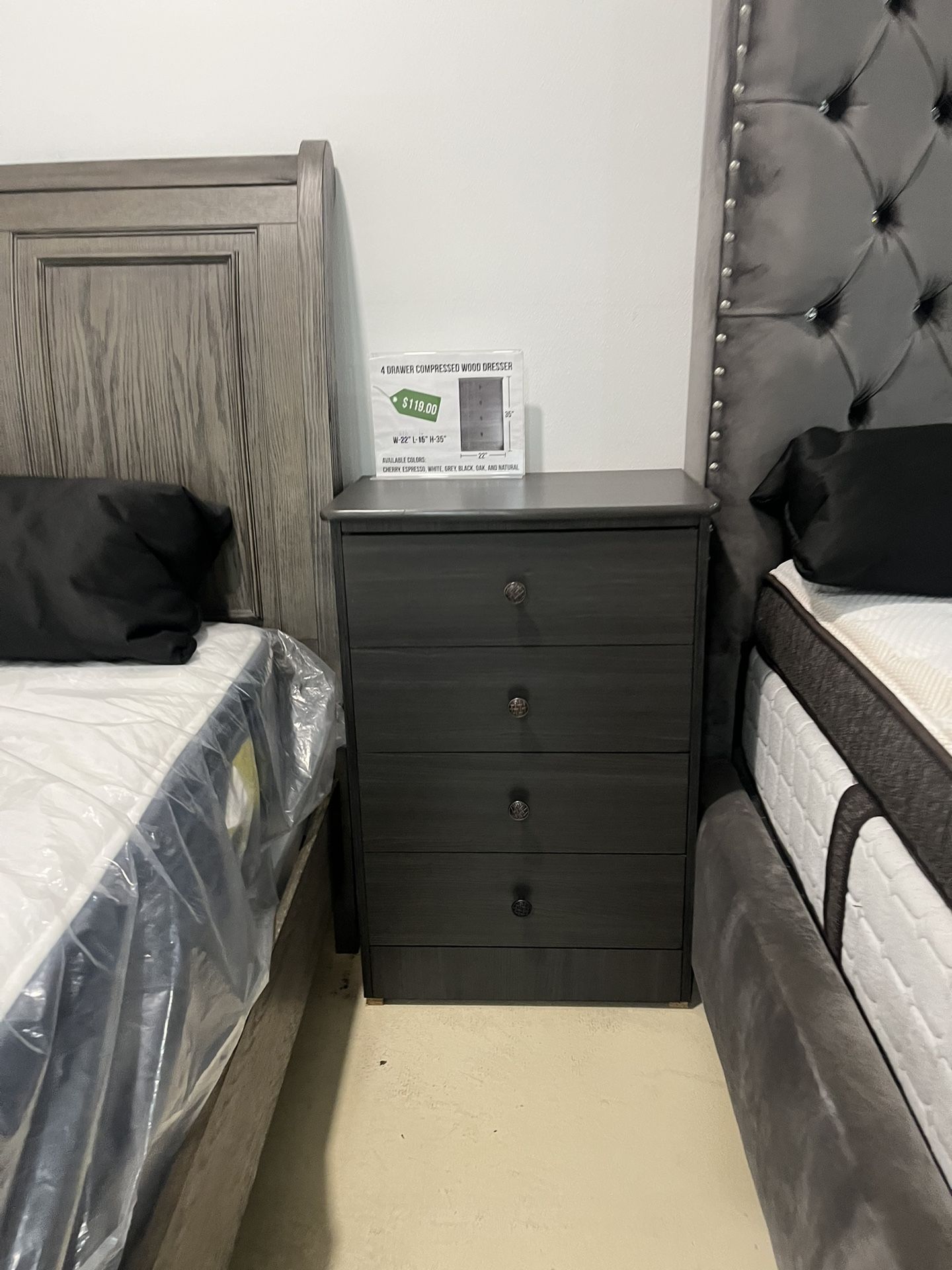 GREY NEW DRESSERS