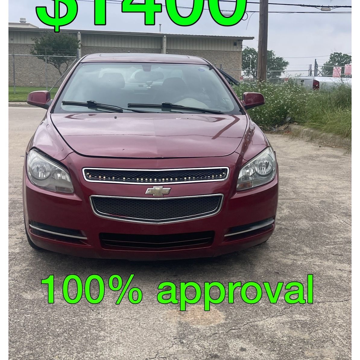 2012 Chevy Malibu No Credit Check