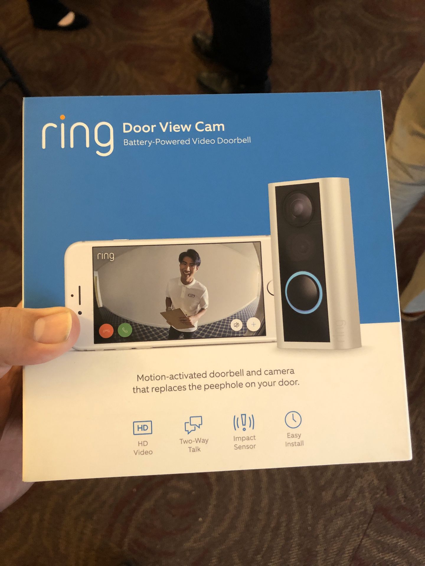 RING Peephole Doorbell Camera