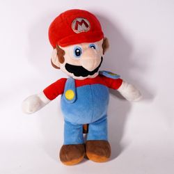 Nintendo Super Mario Brothers Plush 12" Doll Toy Stuffed Animal *Some Stains*
