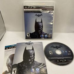 Sony Playstation 3 PS3 Batman Arkham Origins Complete With Insert + manual