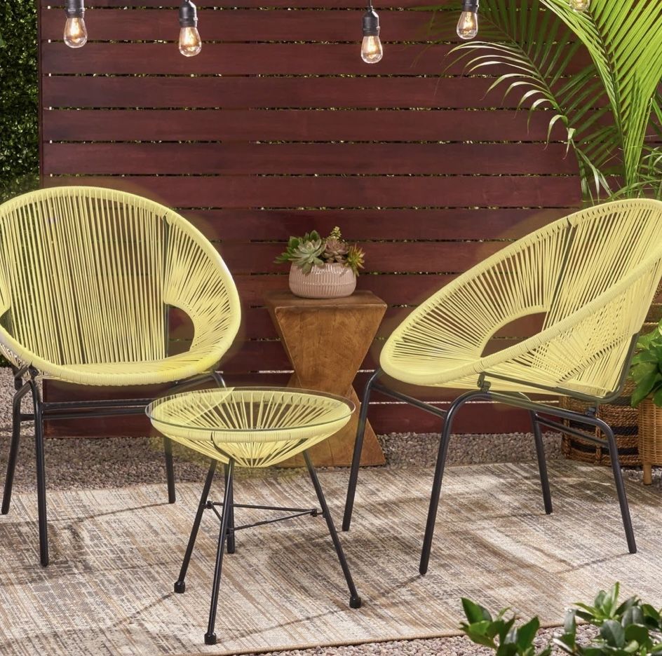 in/outdoor wicker patio set