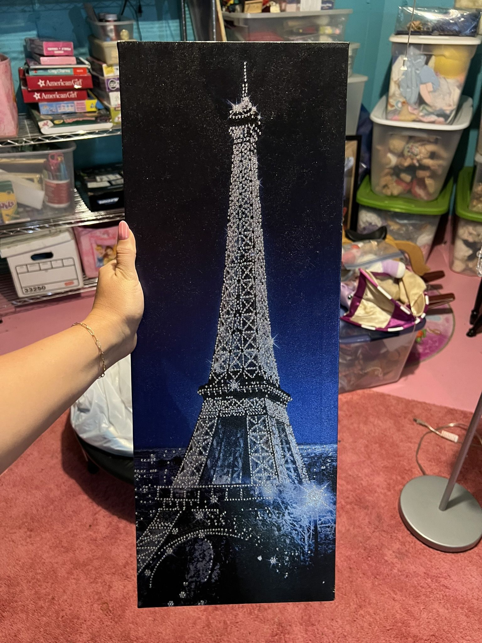 eiffel tower canvas poster 