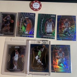 Anthony Edwards Select And Prizm Rookie Lot!