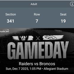 Raiders Vs  Broncos