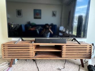 TV Stand with Storage Cubbies