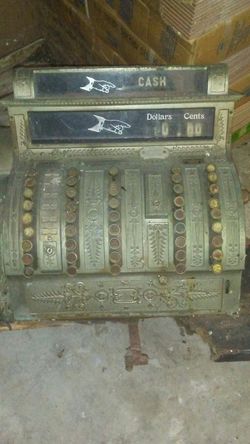 antique. cash register