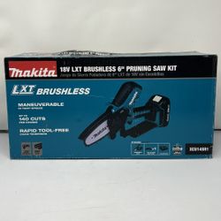 Makita 18V LXT Lithium-lon Brushless Cordless 6 in. Pruning Saw Kit (2.0Ah)