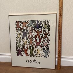 Keith Haring Framed Art