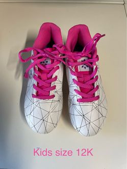 Kids soccer cleats (size 12K)