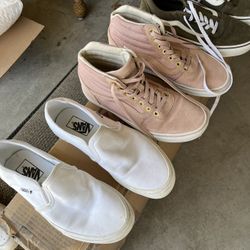 Vans Shoes 8 1/2 Women’s (4 Pairs)