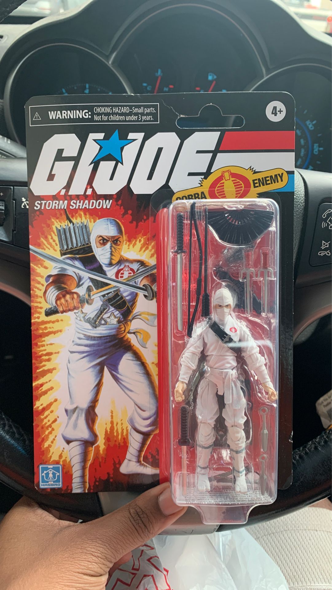 Hasbro Retro G.I. Joe Storm Shadow Walmart Exclusive Action Figure