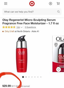Olay regenerist sculpting moisturizer , new