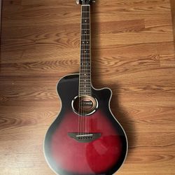 Yamaha Model APX 500lll Acoustic Electric Guitar Including New  Gator Case