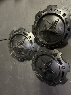 Wheel center caps KMC XD Rockstar Wheel Center Caps Set of 3