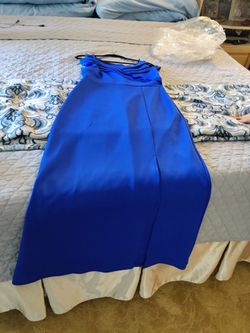 Beautiful Blue Dress For The Ladies Size 10