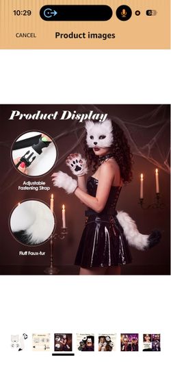 Halloween fox/ cat/ wolf costume