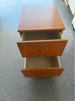 2 drawers night stand.