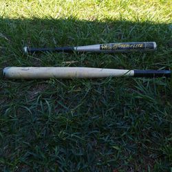 2 Metal Baseball Bats