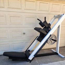 Leg Press Hack Squat Olympic Weights 