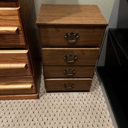 Small Wood Dresser / Nightstand