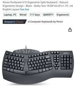 Periboard-512 Ergonomic Split Keyboard 