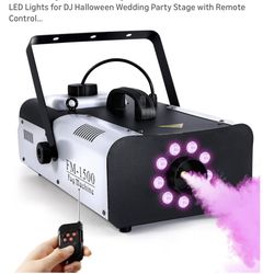  Fog Machine with Lights, 1500W Smoke Machine