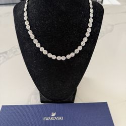Swarovski Necklace Silver 