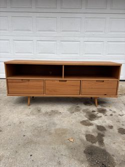 ‼️WALKER EDISON Sloane 3-Drawer Solid Wood CONSOLE‼️FOR SALE 250$ OR BEST OFFER🚚DELIVERY AVAILABLE🚚