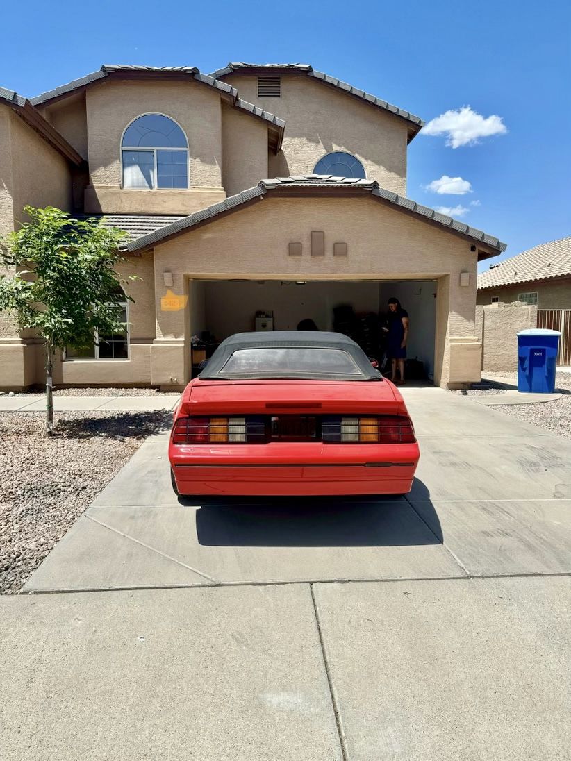 Chevy Camaro Irock Convertible Red 90’