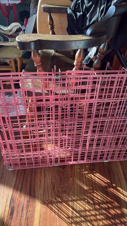 never used fits small to medium sized dogs easy to assemble