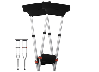 Crutches - Adjustable with padding