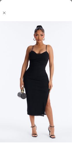 Ruched midi dress ! Size Medium