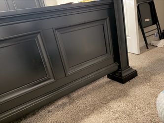KING SIZE BED FRAME w/ mattress