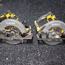 DEWALT 7 1/4 FLEXVOLT 60V CIRCULAR SAW EACH ONE IS $100 FIRM