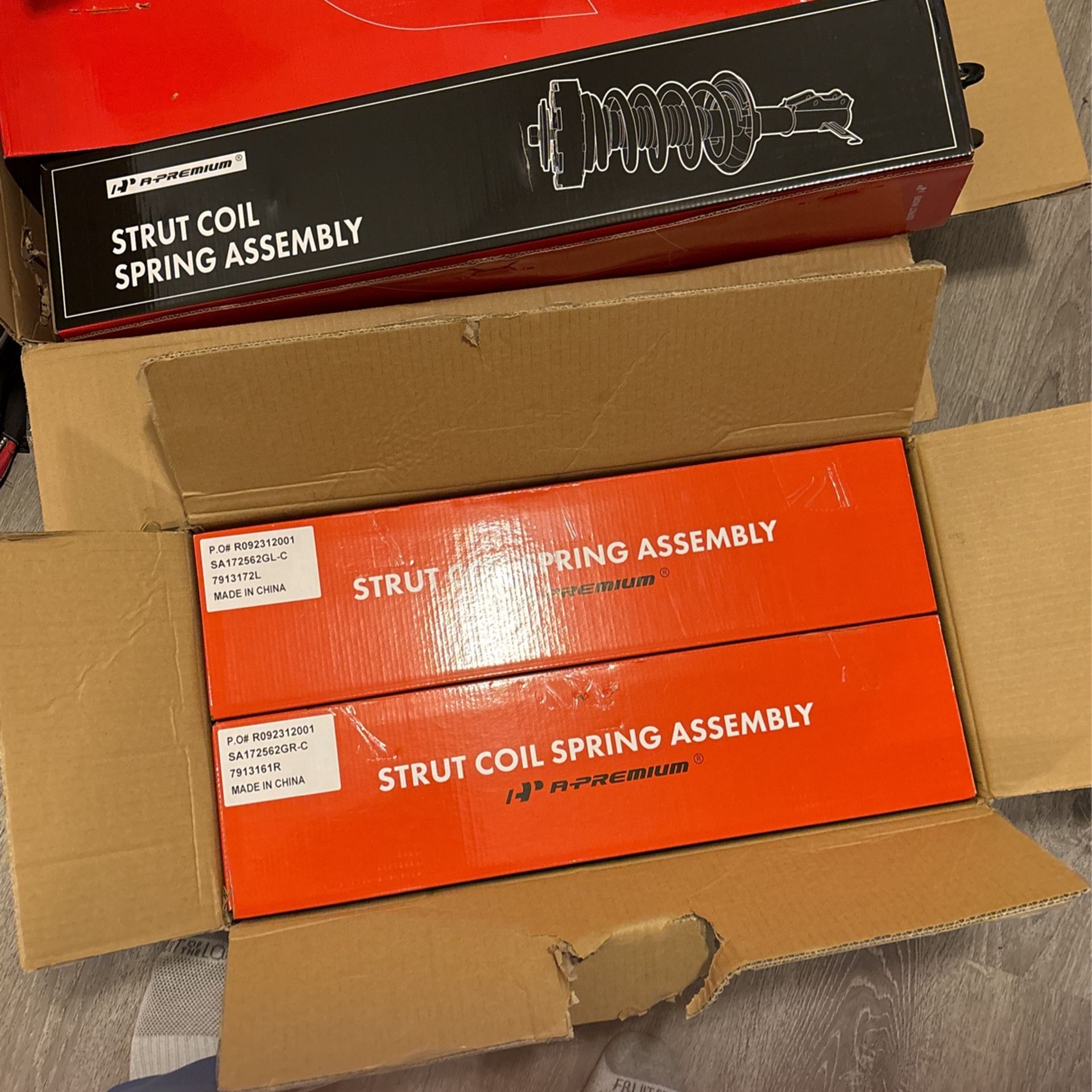 Front & Rear Struts For 09-12 Honda Accord Coupe