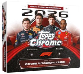 2026 Topps Chrome Formula 1 F1 Mega Box