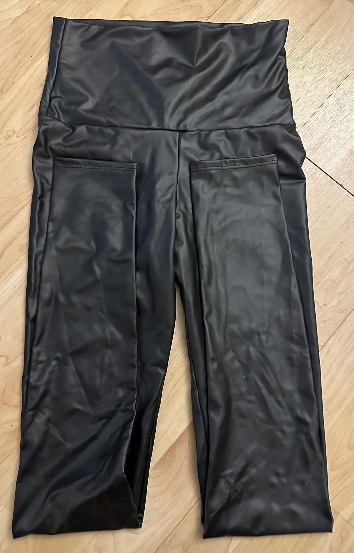 Faux Leather Pants - Brand New With Tags - Size Small
