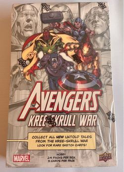 2011 Upper Deck Marvel Avengers: Kree-Skrull War Hobby Box Factory Sealed