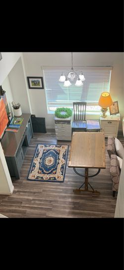 Grey console table/ entertainment center