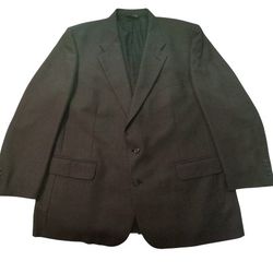 Vtg Burberry Wool Blazer/Sport Coat 52L