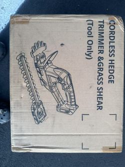 Cordless Hedge Trimmer & Grass Shear – Brand New