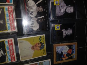 Vintage baseball cards