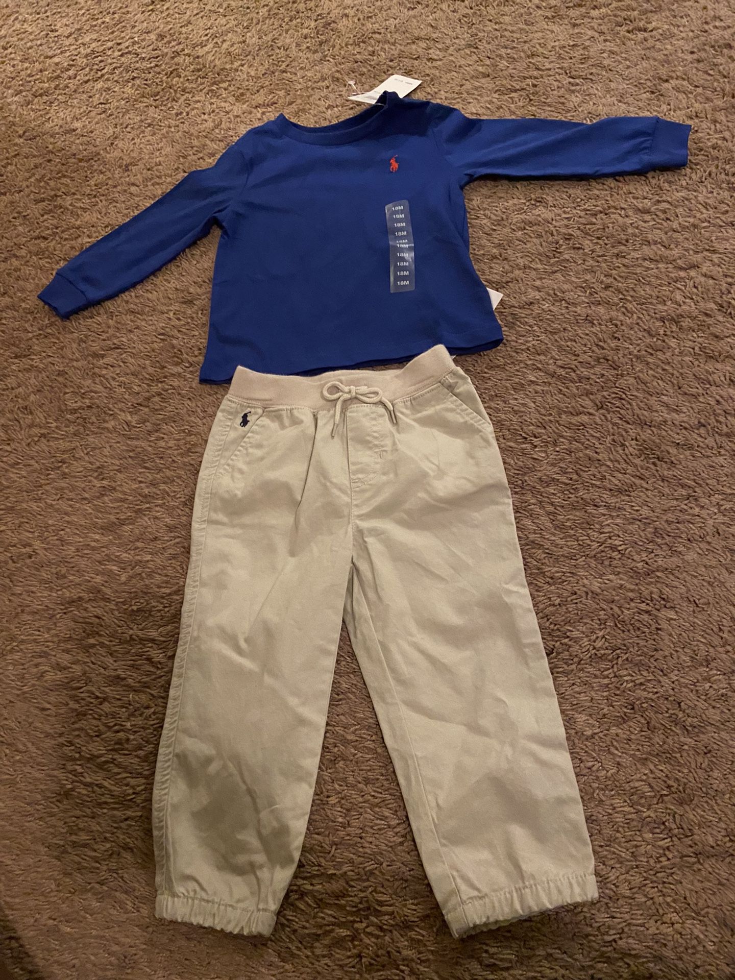Boys Polo Outfit Size 18 Months 