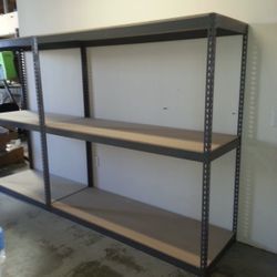 Boltless Shelving 72 in W x 24 in D Industrial Racks Commercial Storage Systems New! Stronger Than Homedepot Lowes And Costco Delivery Available 