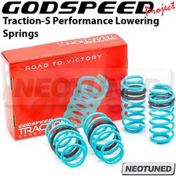 GODSPEED TRACTION-S PERFORMANCE LOWERING FRONT COIL SPRINGS KIT SUSPENSION FOR HONDA CIVIC FG/FB 12-15 / ACURA ILX 13-21